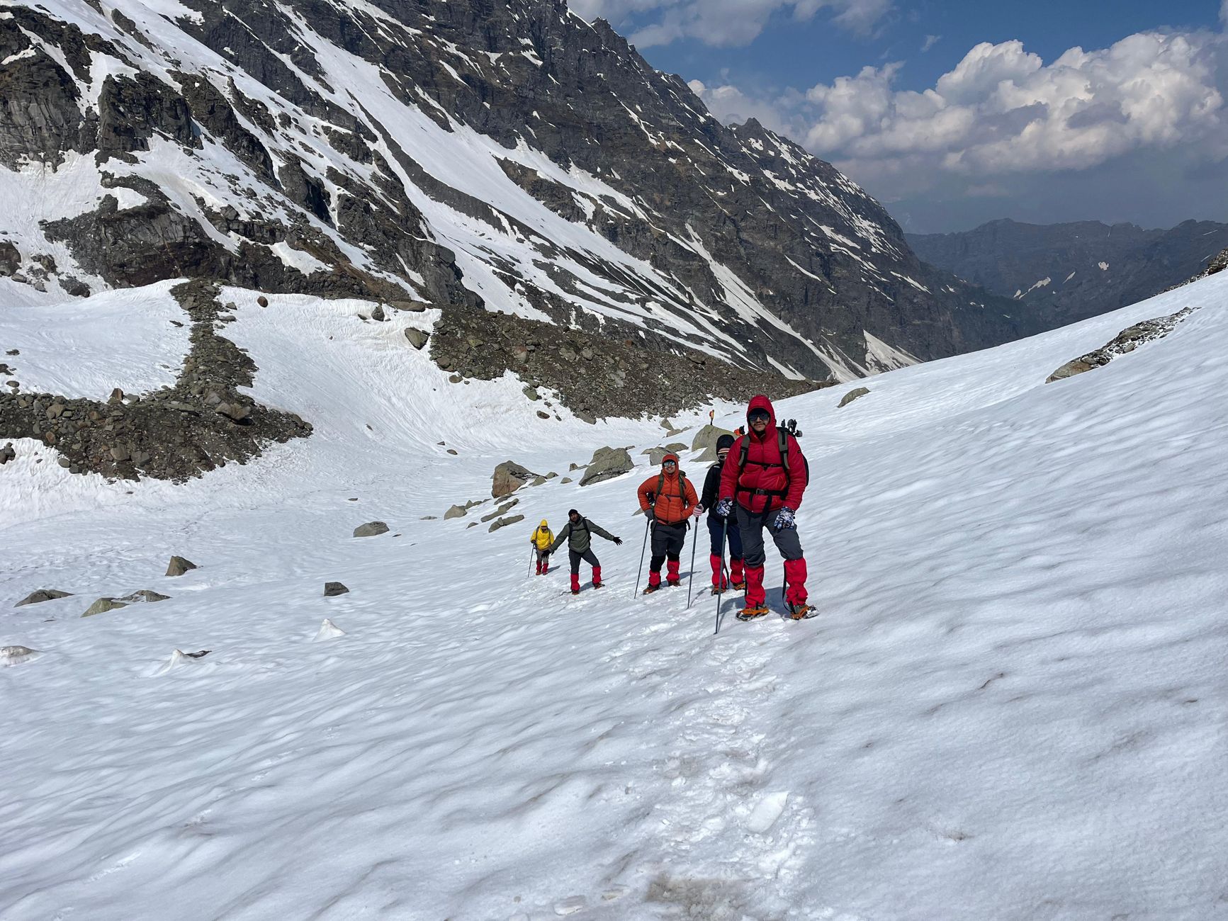 High altitude mountain trail